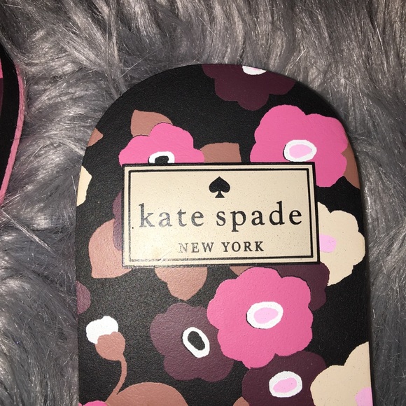Kate Spade Pink Brown Flowers sandals - Picture 3 of 4